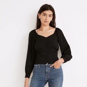 Madewell Preston Puff Sleeve Top